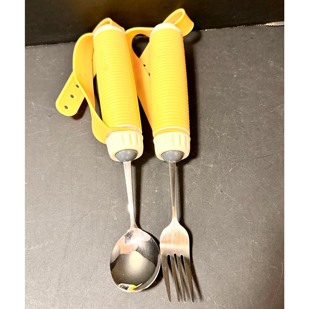 Arthritis Elderly Utensil Disabled Patient Eating Spoon Fork Rotating Tableware